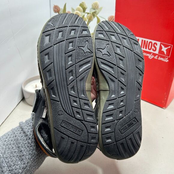 Pikolinos Tarifa Leather Double Strap Sandal Cuero 06J-5818C1 Men's 44/10-10.5 - Picture 7 of 11